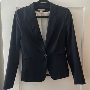 H&M Women's size 6 navy blue fitted blazer | H&M Collection | H&M | Workwear